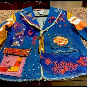 Gorgeous Sandy Starkman patch jacket size M